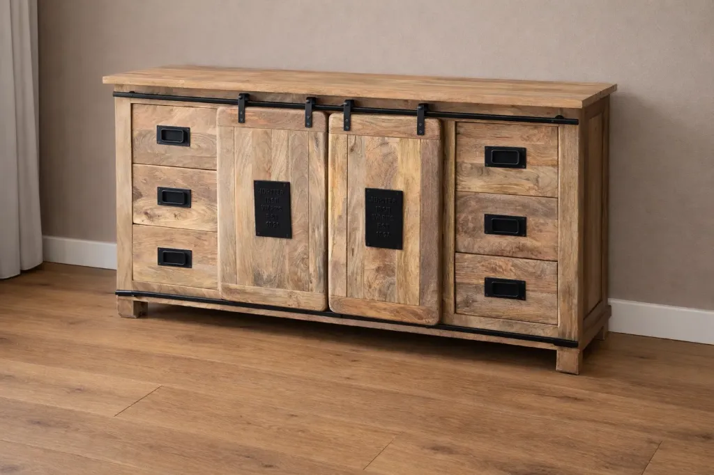 Buffet manguier massif 200cm