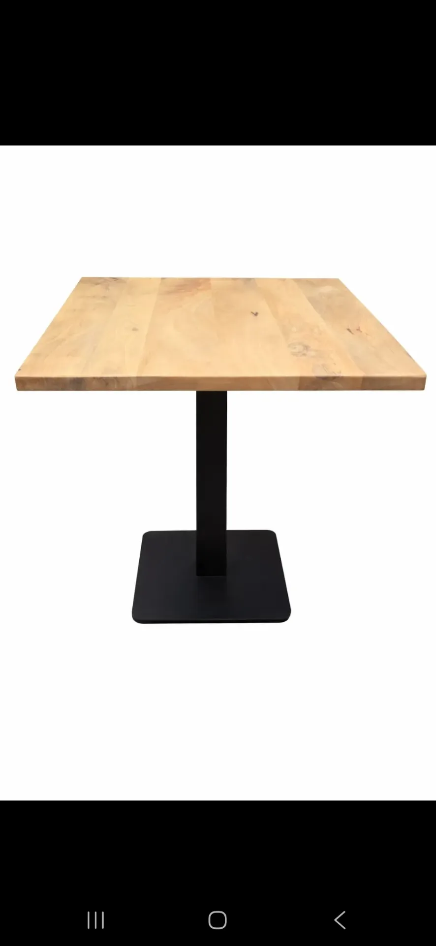 Table manguier massif 60x60cm (Table manguier)