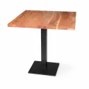 Table acacia naturel massif 70x70cm