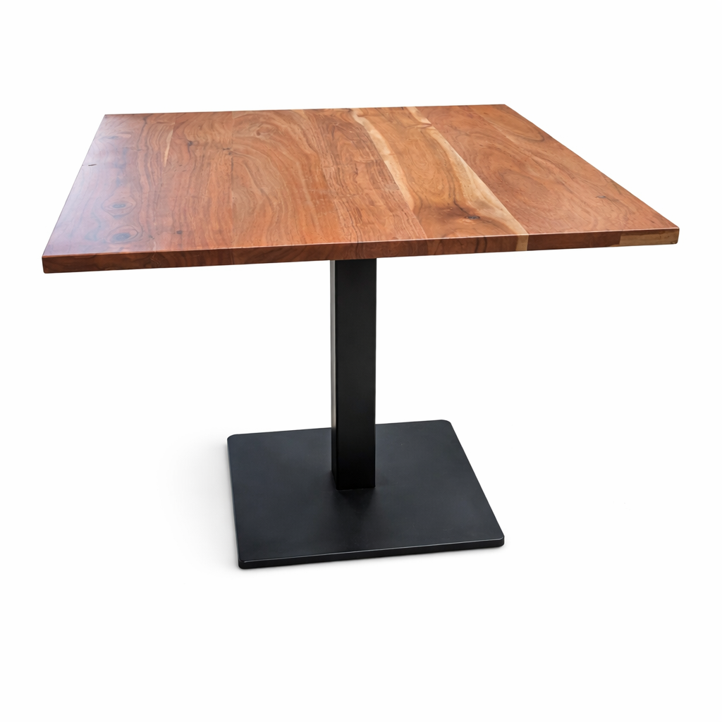 Table de restaurant 60x60cm -acacia massif