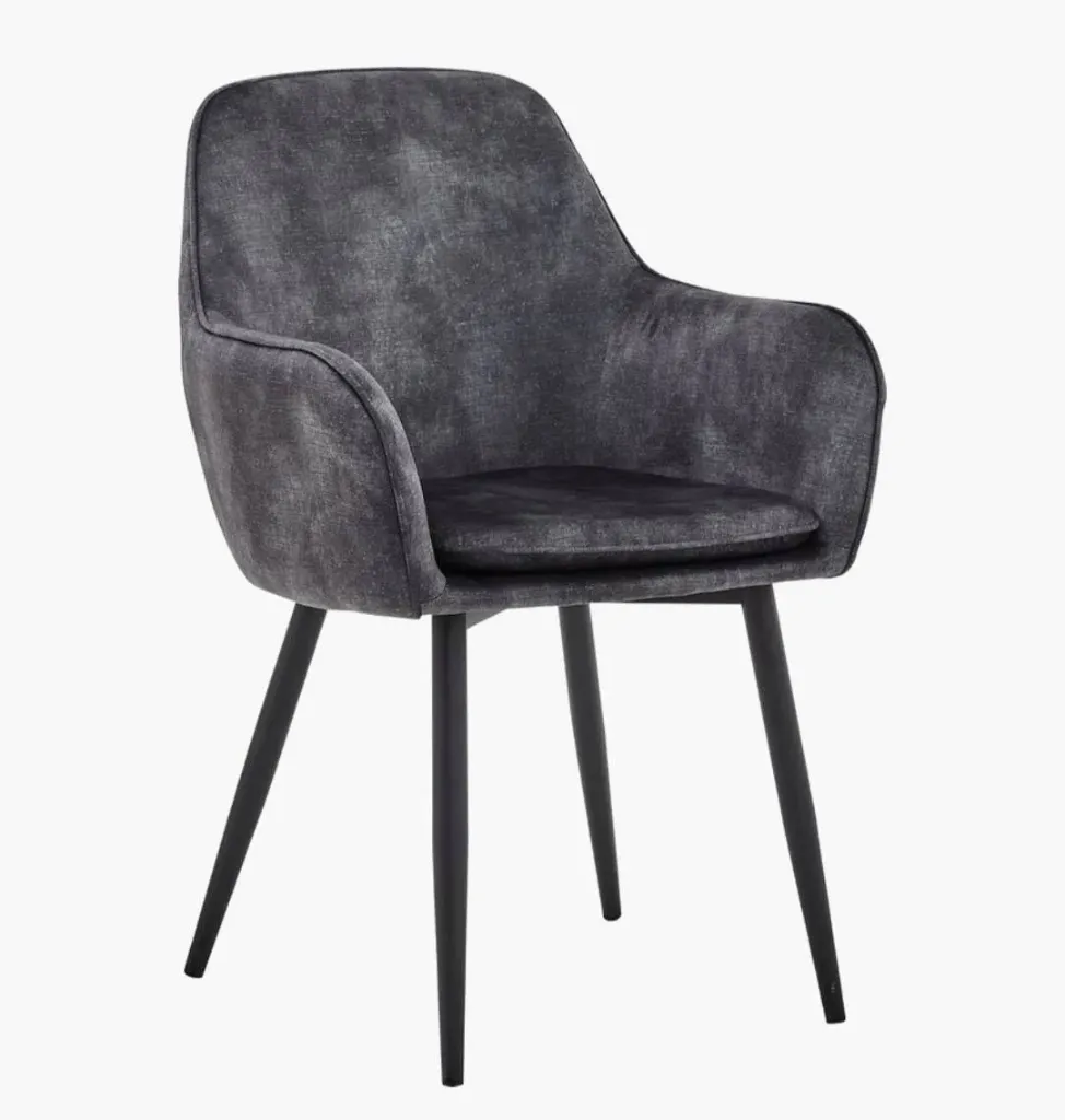 NEVAN ANTHRACITE VELOURS ADORE (Anthracite adore velours)
