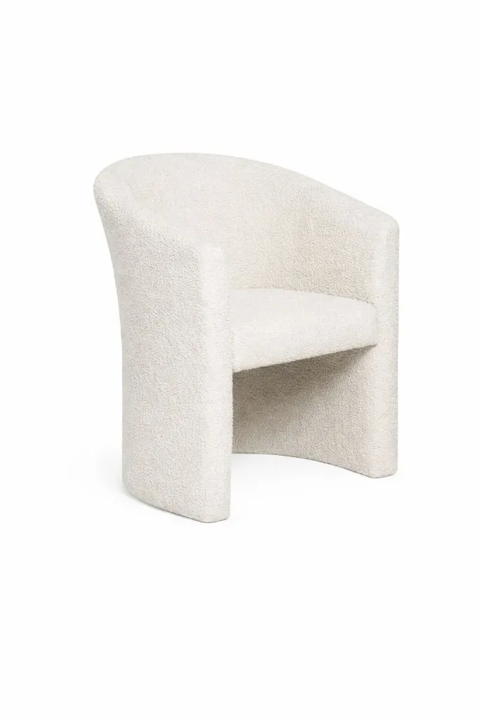 Fauteuil club boucle